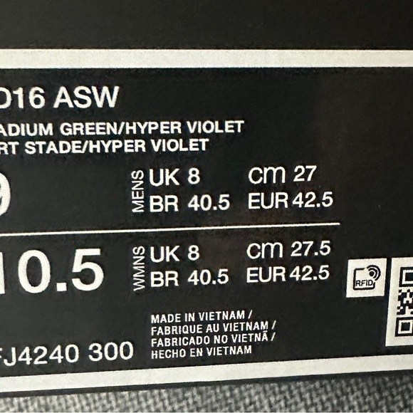 Used GUC KD 16 ASW size 9 MEN/ 10.5 Women’s - Picture 3 of 8